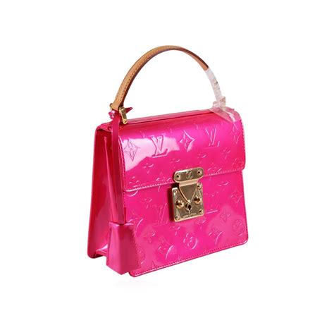 louis vuitton pink patent bag|louis vuitton leather shoulder bag.